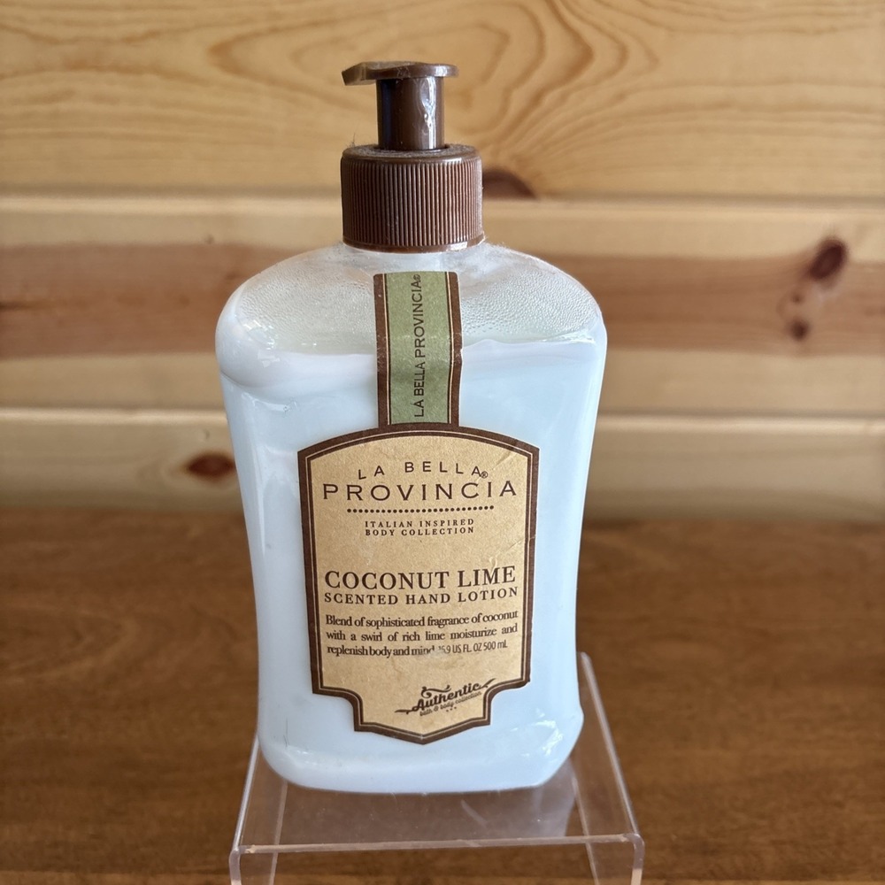La Bella Provincia Coconut‎ Lime Scented Hand Lotion (16.9 fl Oz) - NEW